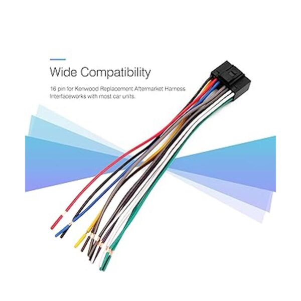 RDBS Arnés de cableado estéreo de radio Kenwood de 16_2