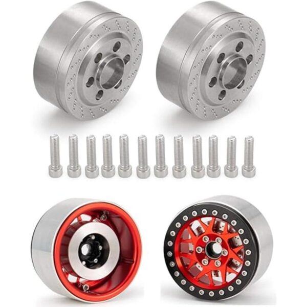 RCLions 4 piezas de bloque de peso de rueda RC 3.00 oz de