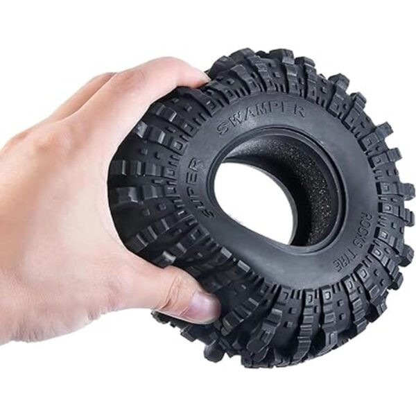 RCHub 4 neumáticos de goma de 2.2 pulgadas llantas