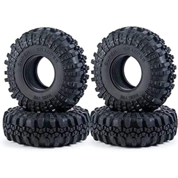 RCHub 4 neumáticos de goma de 2.2 pulgadas llantas
