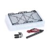 RCHub Portaequipajes y focos de acero inoxidable para