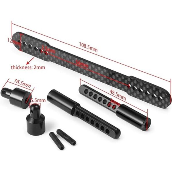 RCHub 1 Unidades Correos Soportes de Metal Frontal y