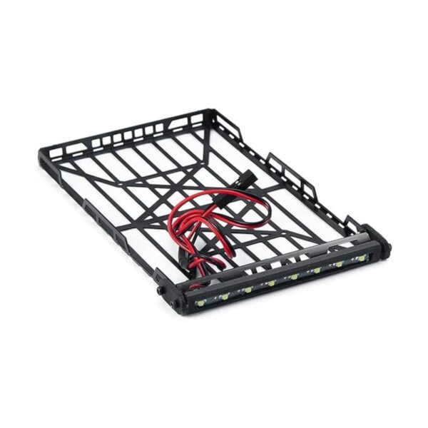 RCHub Portaequipajes y focos de acero inoxidable para
