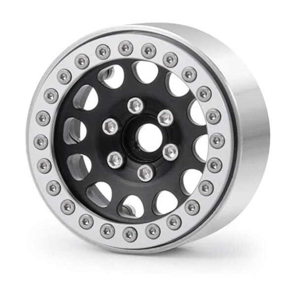 RCLIONS 4 llantas Beadlock de aleación de aluminio de 1.9