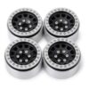 RCLIONS 4 llantas Beadlock de aleación de aluminio de 1.9