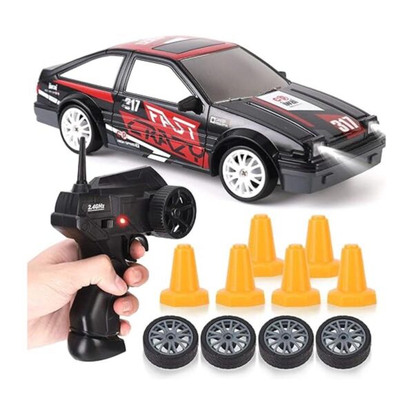RC Drift Car 124 2.4GHz 4WD Control remoto Sport Racing_1