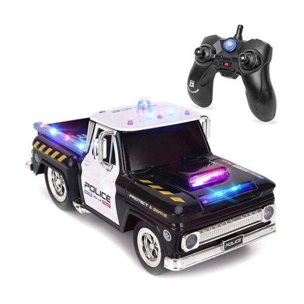 RC Control remoto policía camioneta vehículo de juguete