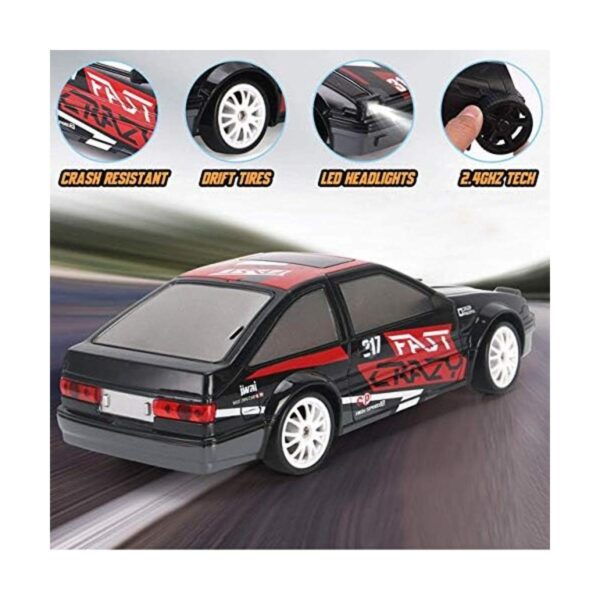 RC Drift Car 124 2.4GHz 4WD Control remoto Sport Racing_2