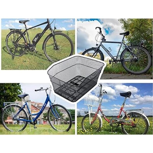 RAYMACE Cesta trasera para bicicleta con cubierta_6