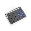 RASTP Kit de tornillos para volante 8 piezas azul_2