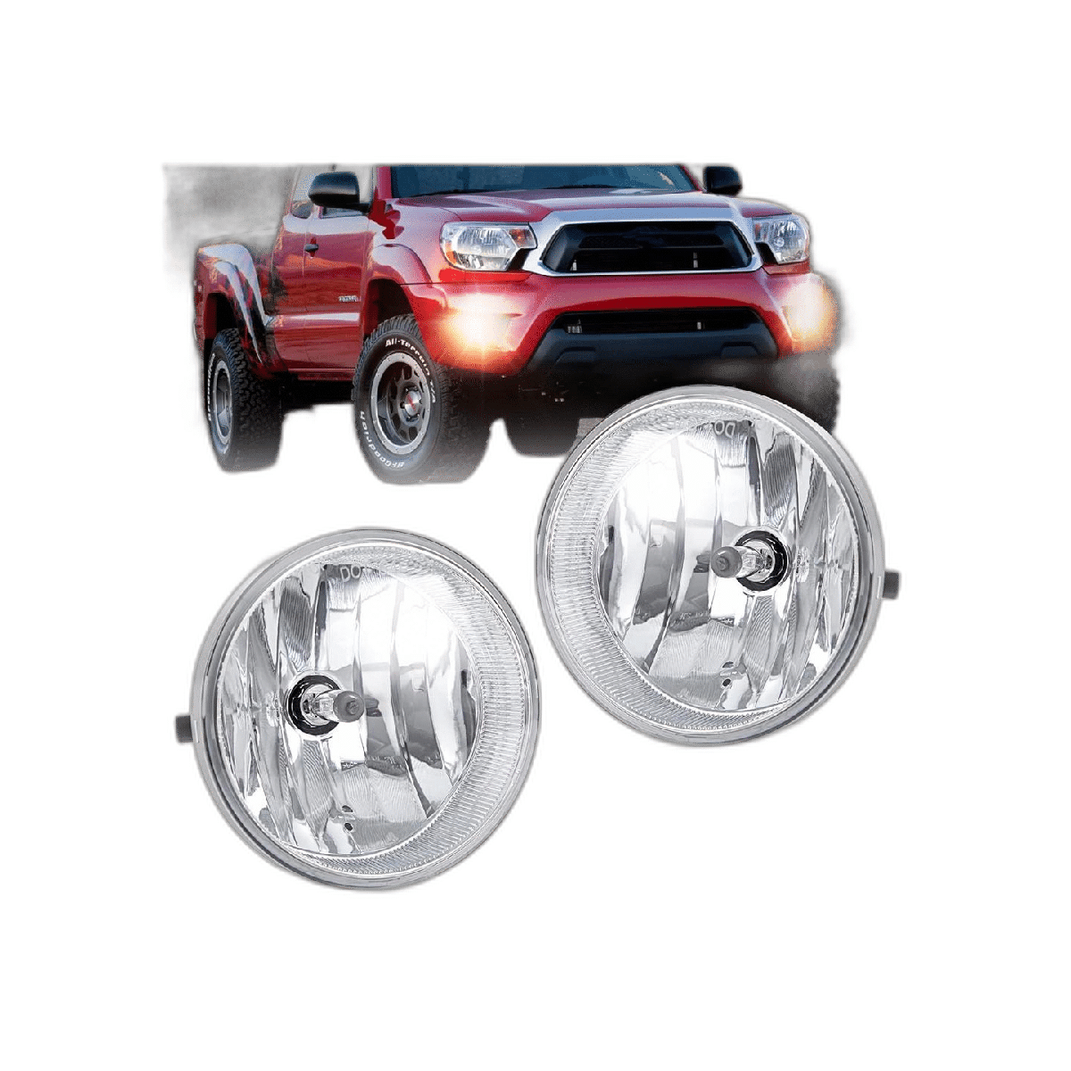 RAPOOSANS Kit de montaje de luces antiniebla para