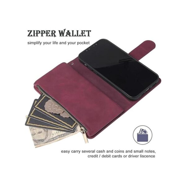 RANYOK Funda tipo cartera compatible con iPhone 12 Pro_4