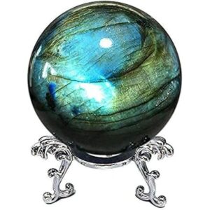 RALDMOV Esfera de Labradorita natural bola de cristal de_1