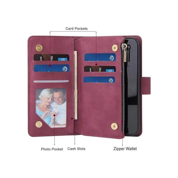 RANYOK Funda tipo cartera compatible con iPhone 12 Pro_5