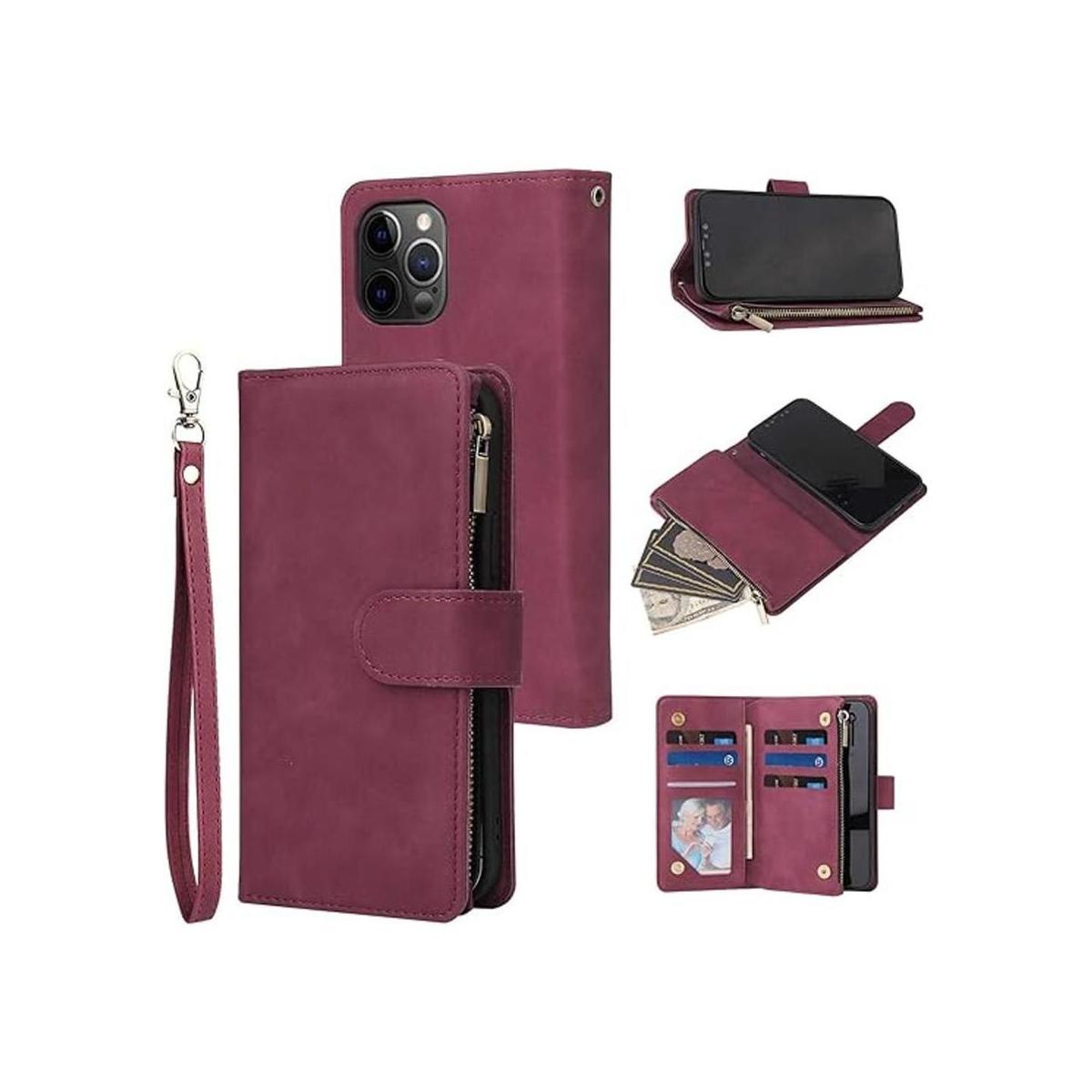 RANYOK Funda tipo cartera compatible con iPhone 12 Pro
