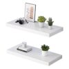 RANK Estantes flotantes paquete de 2 estantes de pared