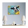 Qute Cuadro de flores de vaca con citas motivacionales_2