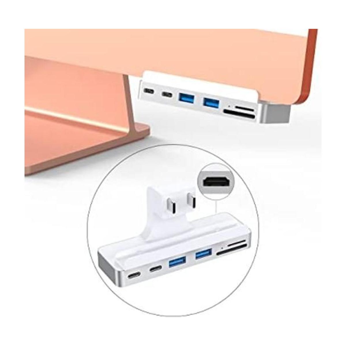 Qwiizlab Adaptador de concentrador USB C para iMac 2021 de