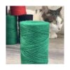 Quotidian Rollos de cuerda de yute verde de 3 capas de_5