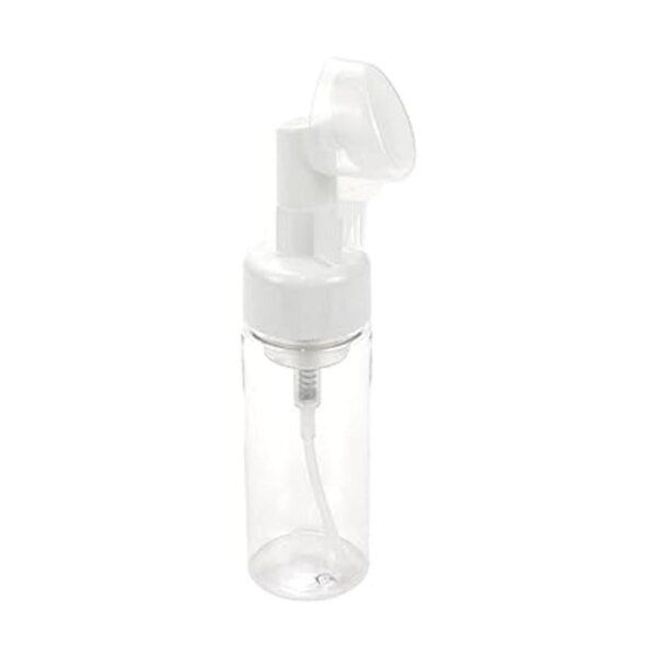 Quluxe Botella limpiadora facial vacía con cepillo de gel