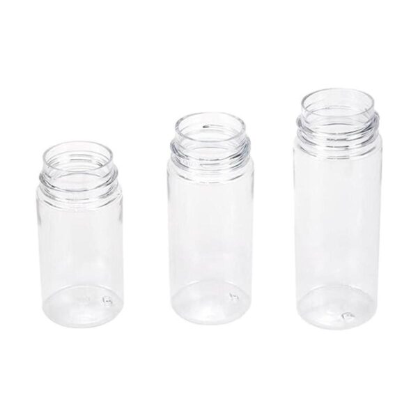 Quluxe Botella limpiadora facial vacía con cepillo de gel
