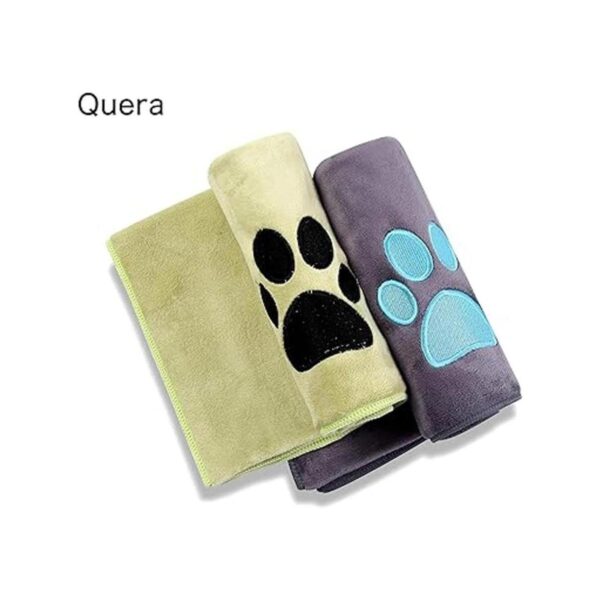 Quera Toalla de perro superabsorbente 2 toallas de perro