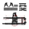 QueT Kit de marco de cuerpo de acero RC 6x6 para automóvil