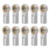 QueT 10 piezas de 10 varillas de eslabones de metal M4_1
