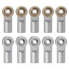 QueT 10 piezas de 10 varillas de eslabones de metal M4_4