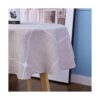 QsyyHome Mantel cuadrado pequeño de celosía bordada_3
