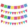Qpout Paquete de 4 pancartas del Día de los Muertos
