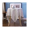 QsyyHome Mantel cuadrado pequeño de celosía bordada_1