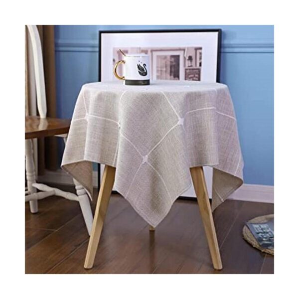 QsyyHome Mantel cuadrado pequeño de celosía bordada_1