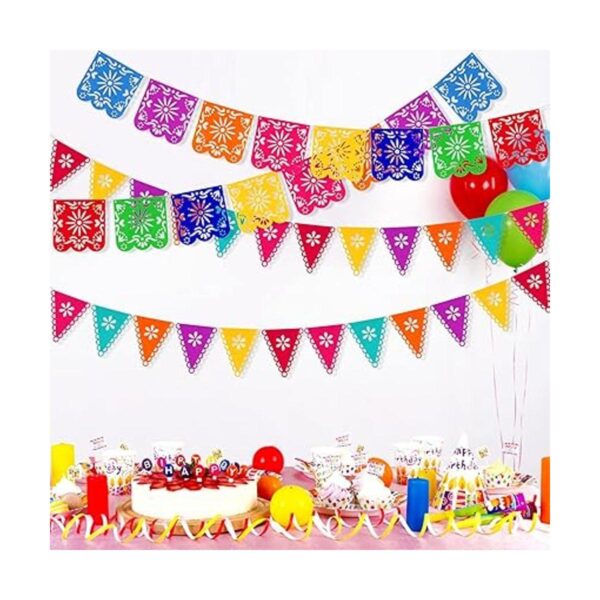 Qpout Paquete de 4 pancartas del Día de los Muertos