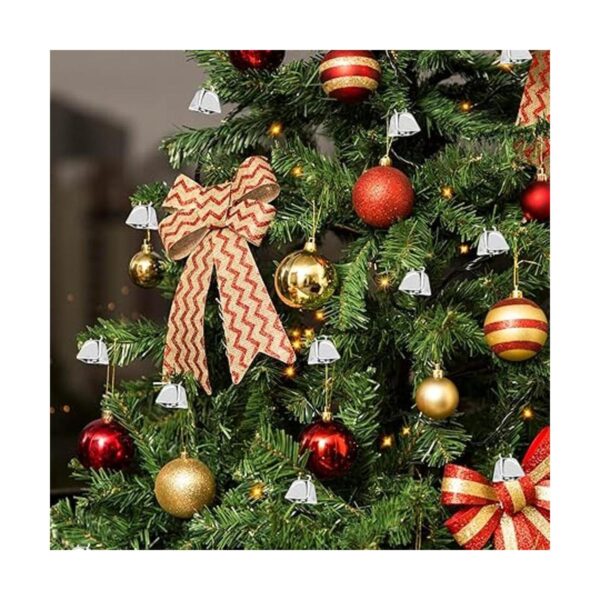 Quacoww 36 cascabeles navideños de metal de vaca para