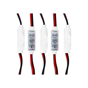 Qoope Paquete de 512V24V Mini 3 Teclas LED de un solo_1