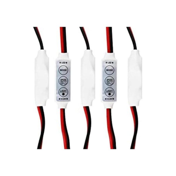 Qoope Paquete de 512V24V Mini 3 Teclas LED de un solo_1