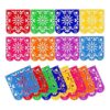 Qpout Paquete de 4 pancartas del Día de los Muertos