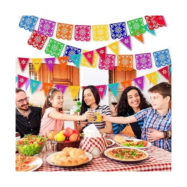 Qpout Paquete de 4 pancartas del Día de los Muertos