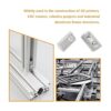 Qjaiune Tuercas T de extrusión de aluminio 2020 tuercas