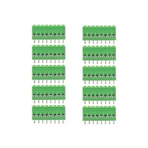 Qjaiune Bloque de terminales de PCB de paso de 8 pines de_1