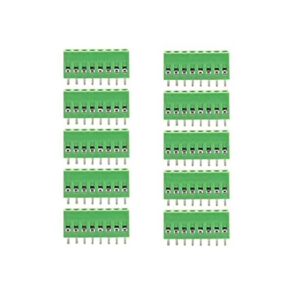 Qjaiune Bloque de terminales de PCB de paso de 8 pines de_1