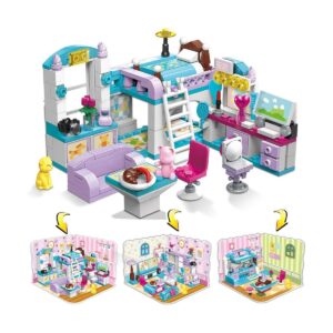 Qman Juego de bloques de construcción para niñas de 6 a 12