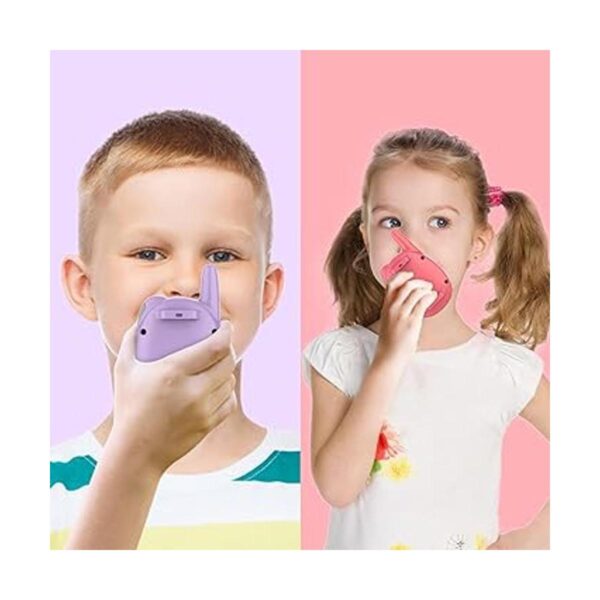Qniglo Walkie Talkies recargables para niños paquete de 2_4