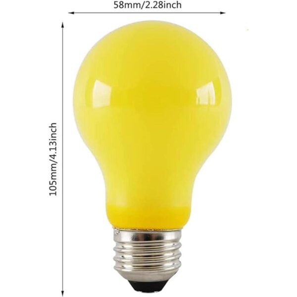 Qixivcom Paquete de 6 bombillas LED A19 de 3 W bombillas_2