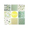 Qimicody Paquetes de tela Fat Quarters 8 piezas de 100