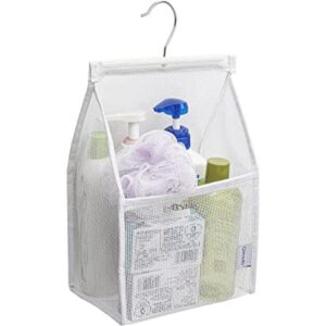 Qimodo Pequeña cesta de ducha de malla para colgar bolsa_1