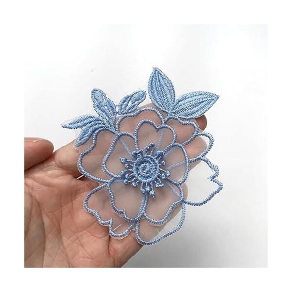 Qililandiy 10 piezas bordado de flores de mariposa para_2