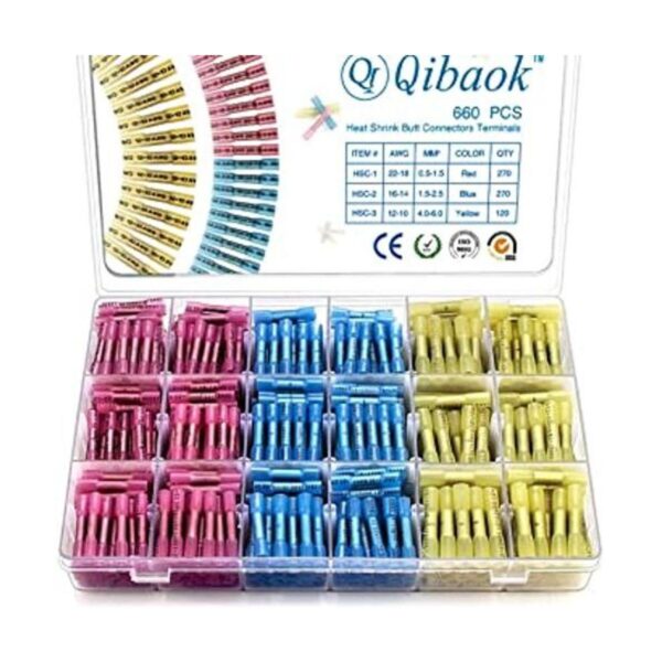 Qibaok kit de conectores eléctricos termorretráctiles_1