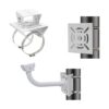 Qfrist 2 adaptadores universales de montaje en poste_3